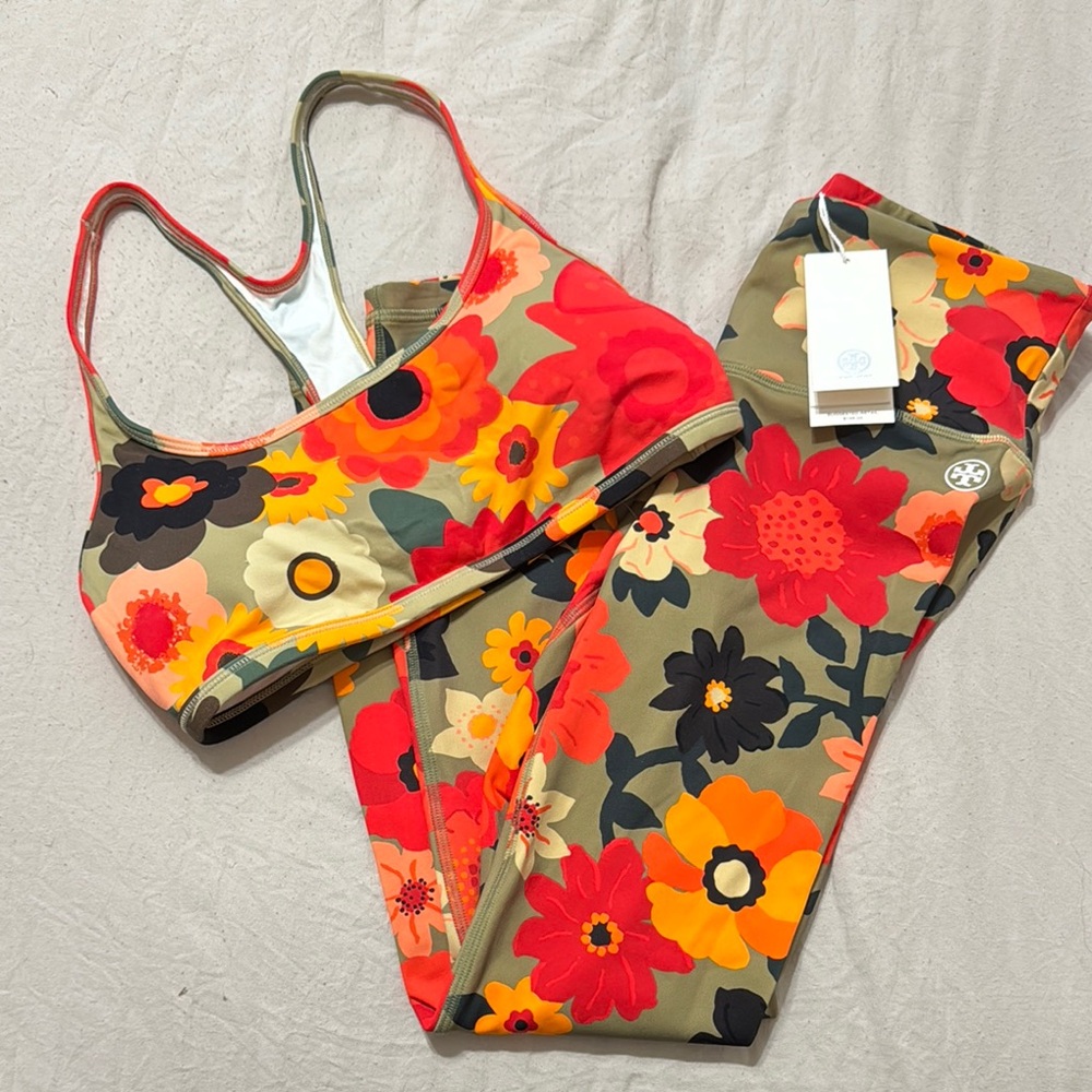 Floral Print Women's High-Waisted Leggings